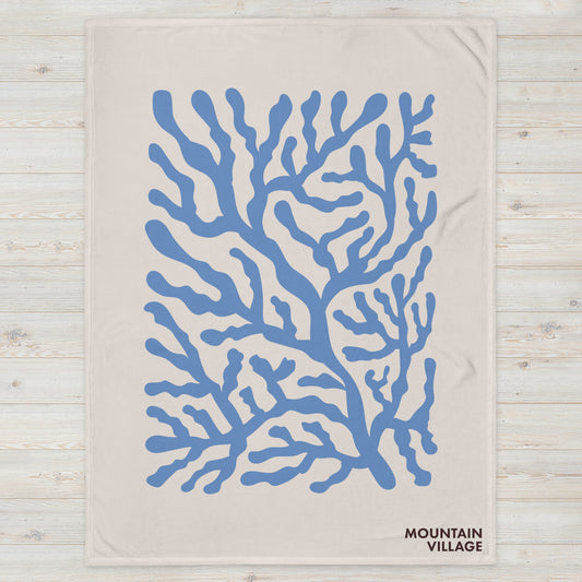 Matisse Blue Coral Reef Embrace Throw