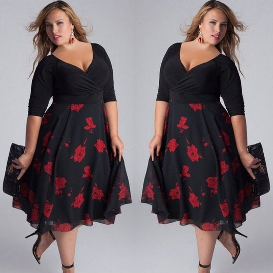 Fashion Women Mid-Calf Dress - Mountain Village Merchandise