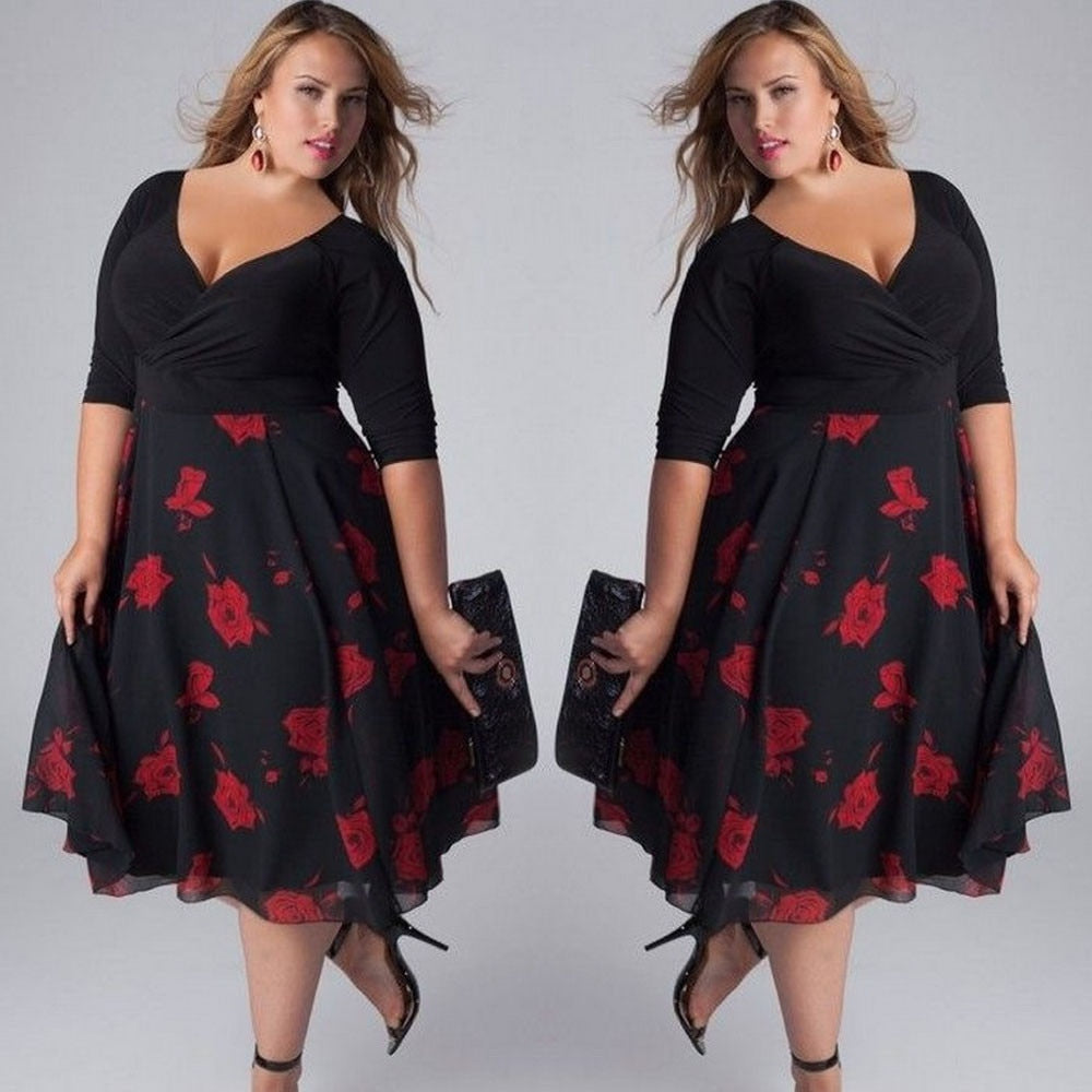 Fashion Women Mid-Calf Dress - Mountain Village Merchandise